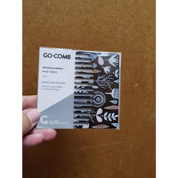 Botanical Sketch pocket comb - Picture 1 of 2